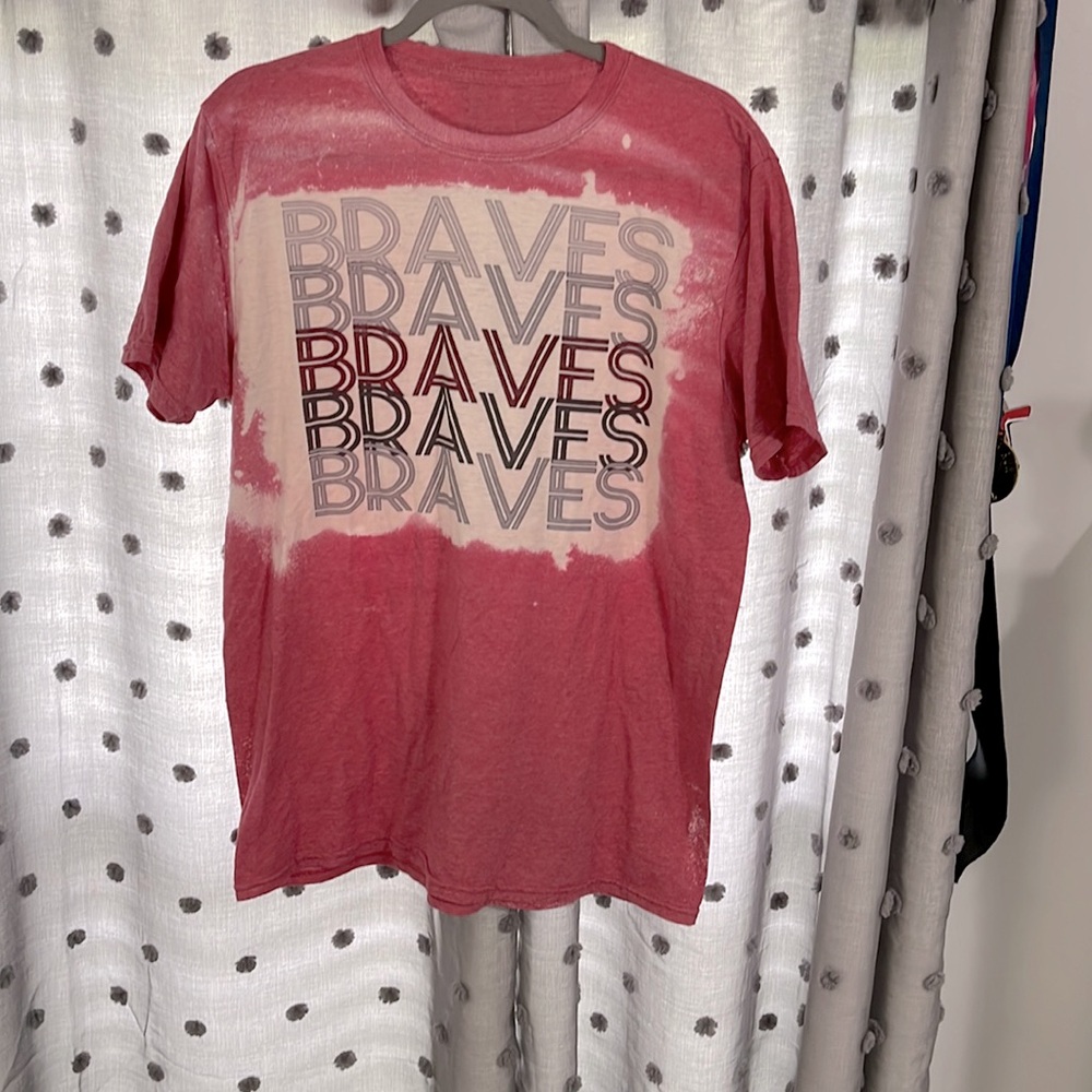 Braves Braves Braves Pink Shirt